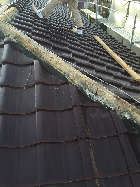 棟瓦内部の様子